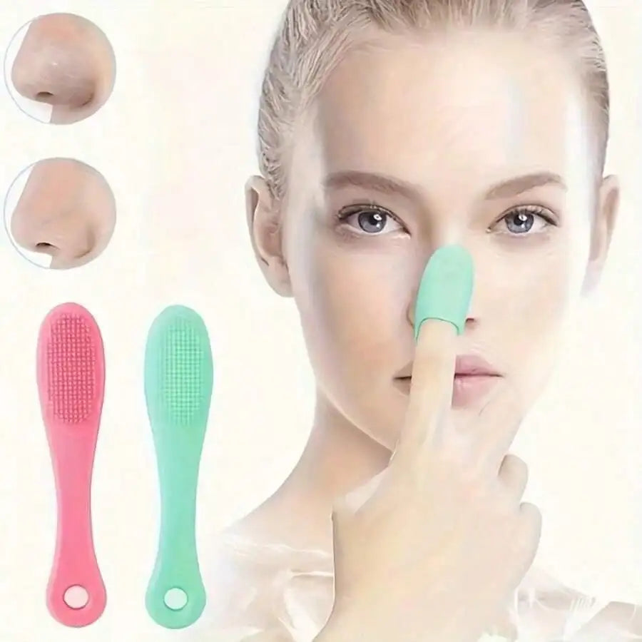 1 soft silicone brush, cleans the face, removes blackheads, cleans the nose, exfoliates, washes the facial brush