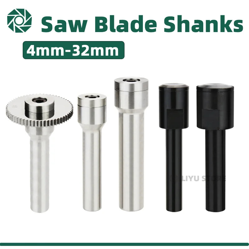 Slitting saw arbor holder mandrel for milling blades