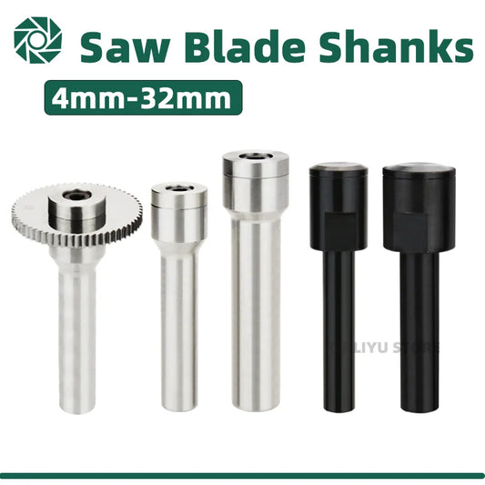 Slitting saw arbor holder mandrel for milling blades