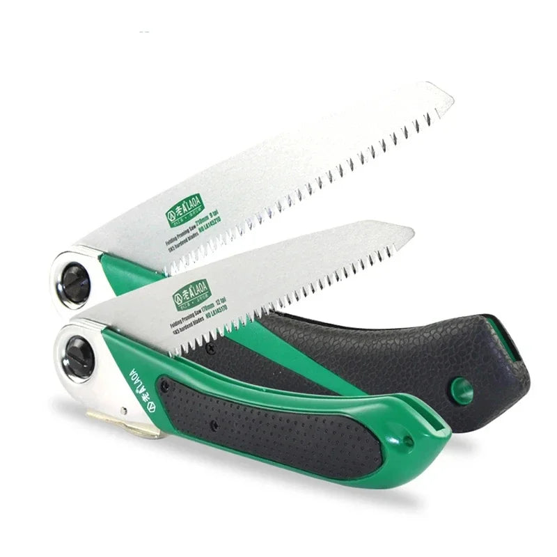 LAOA SK5 Folding Garden Saw – Portable Hand Pruning Saw for Branches, Camping & Logging