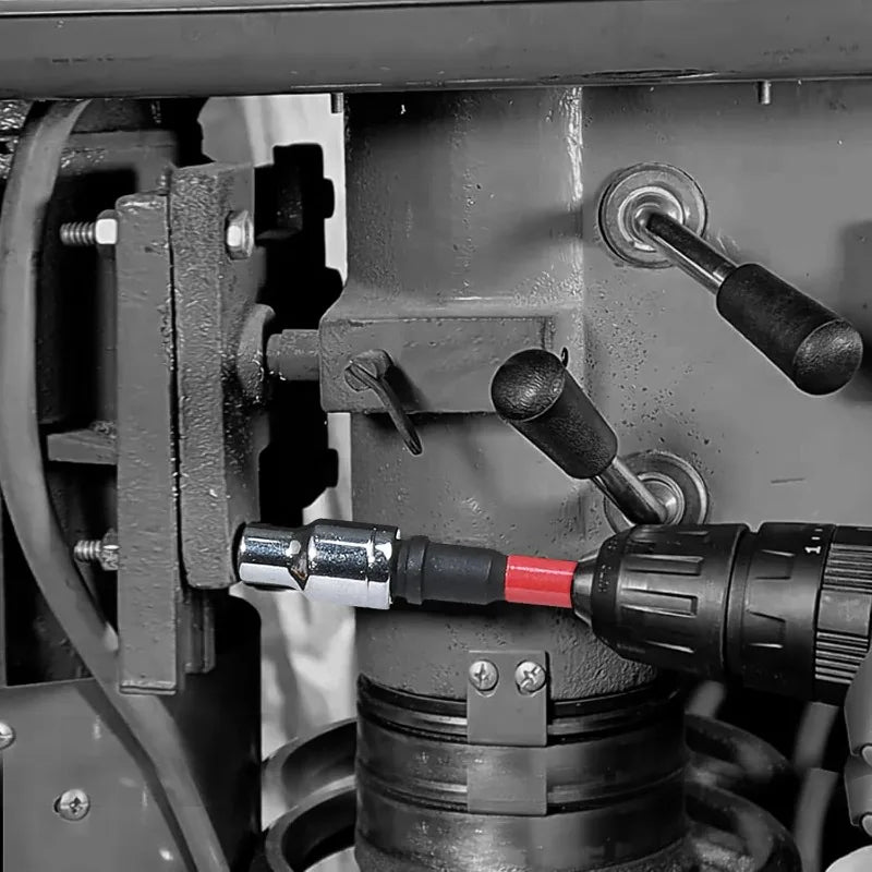 Impact Socket Adapter 1/4" 3/8" 1/2" Square Socket Driver Extension Bit Power Tools Hex Shank Impact Driver Socket Adapter