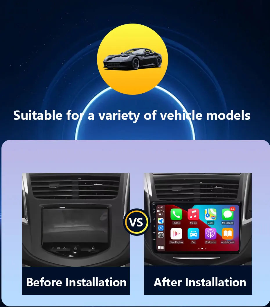 Wireless CarPlay for Chevrolet Trax 2014 - 2016 Car Radio Video Multimedia Player DSP Stereo GPS Navigation BT Split Screen WiFi