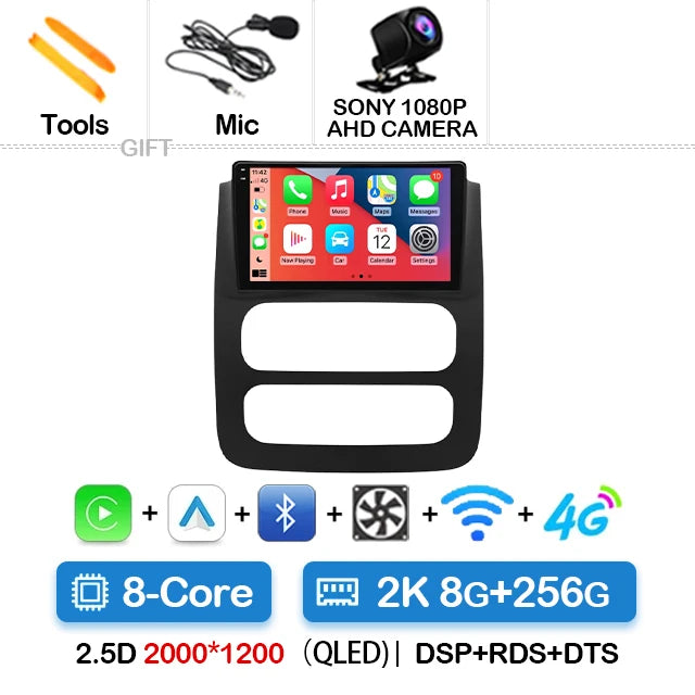 Android Car Radio & GPS Navigation Head Unit — Dodge RAM 1500/2500/3500 (2002-2005)