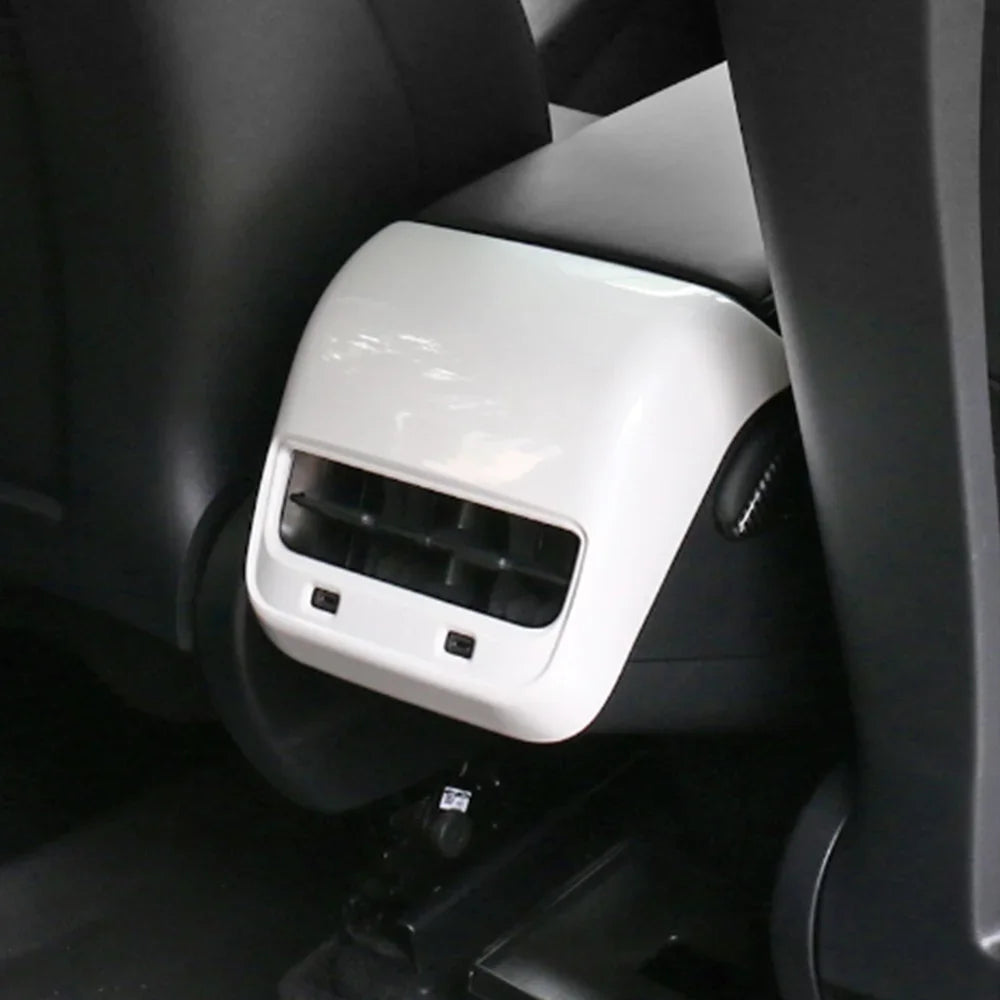 Rear Air Vent Outlet Cover For Tesla Model 3 2017-2022 Interior Rear Air Outlet Cover For Tesla Model Y 2019-2022 Back VentCover