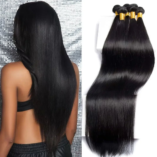 Peruvian Raw Human Hair Bundles 30 Inch Straight 3 4 Bundles Virgin Remy Hair Weft Extensions Women Sew In quickly Weave Bundles