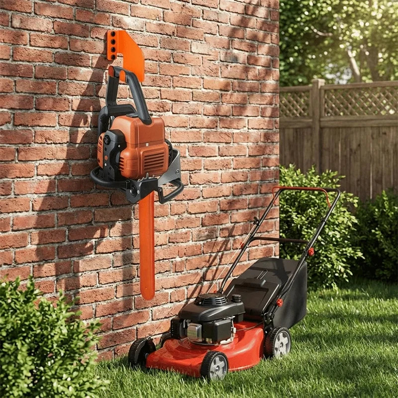 Heavy Duty Iron Chainsaw Hanger Wall Mount Storage Hook Garage Organizer for Chainsaw Power Tools Garden Tool Holder