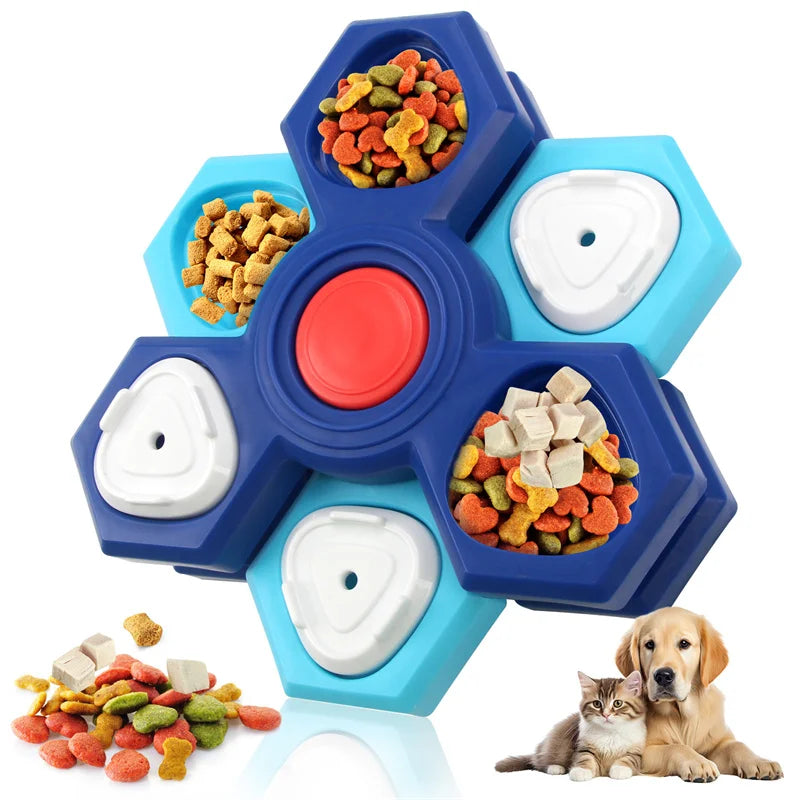 Dog Puzzle Feeding Tray - Slow Food Interactive Training Toy – photo 9