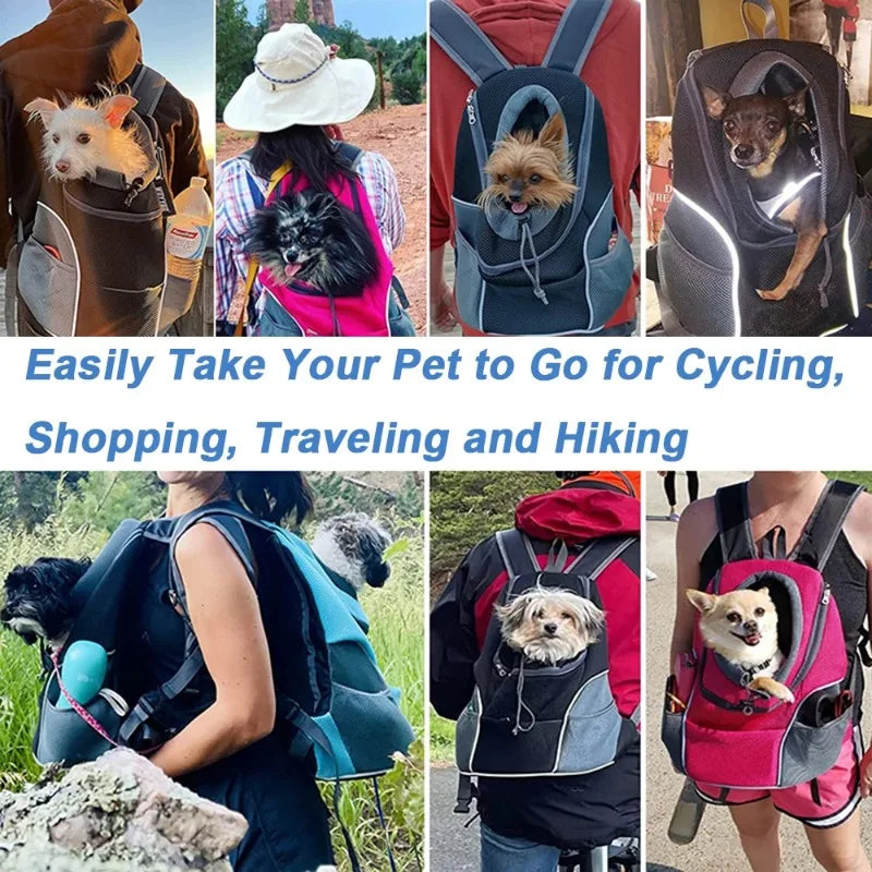 Reflective Dog Backpack Carrier - Breathable Front Pack – photo 6