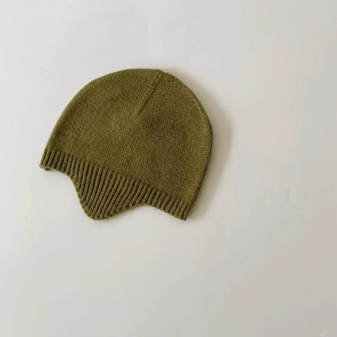 Korean Style Baby Knit Bonnet - Toddler Winter Beanie Cap - photo 6