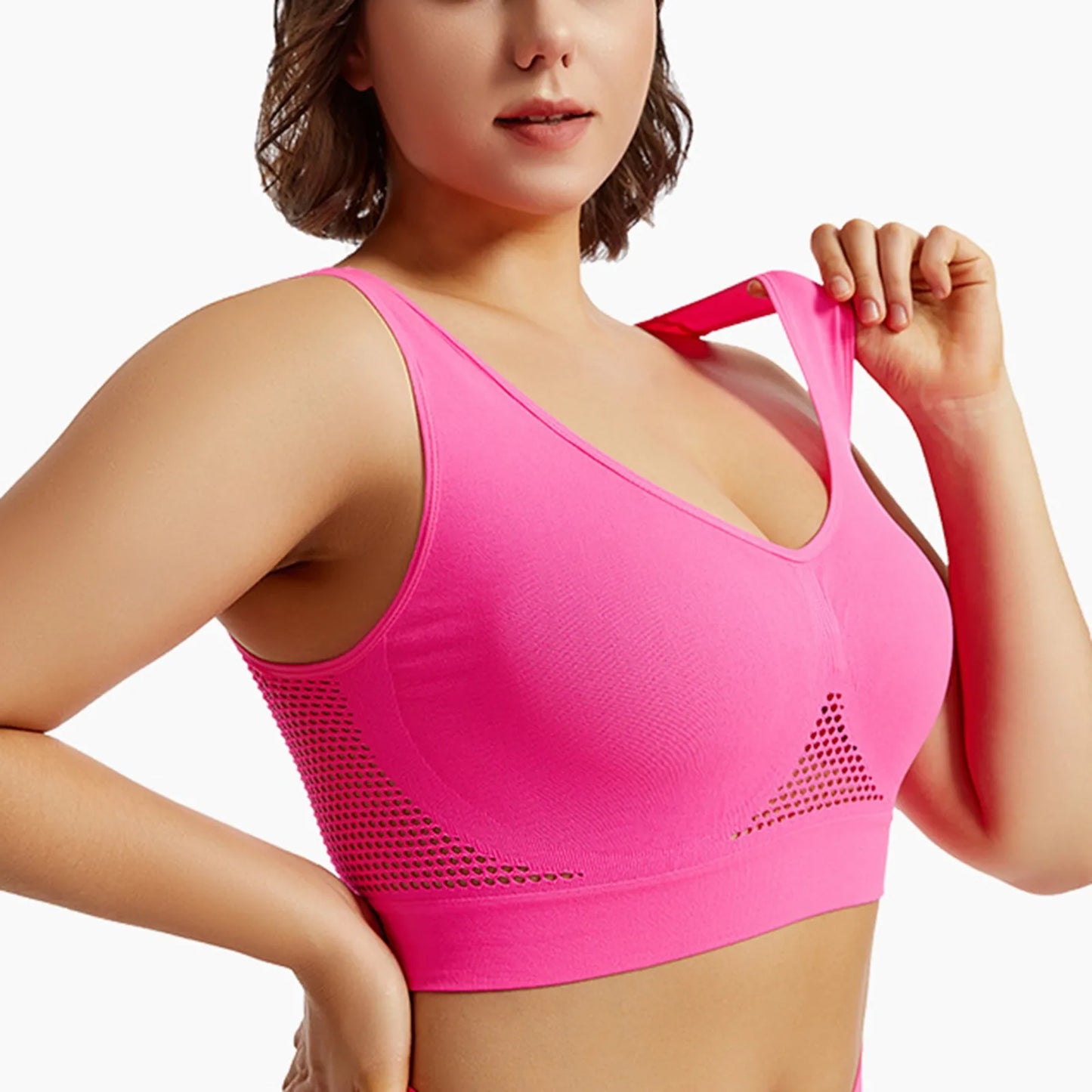MMAlto Women's Shockproof Sports Bra – High Support Running Yoga Fitness Vest | S-XXXXXL