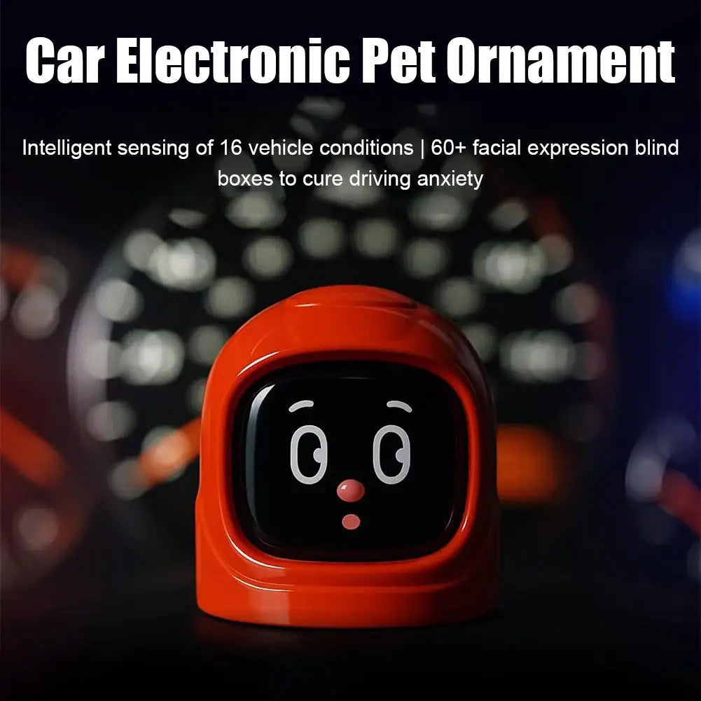 Interactive Car Dashboard Robot Companion — Touchscreen Face, 60+ Expressions, Sound Effects