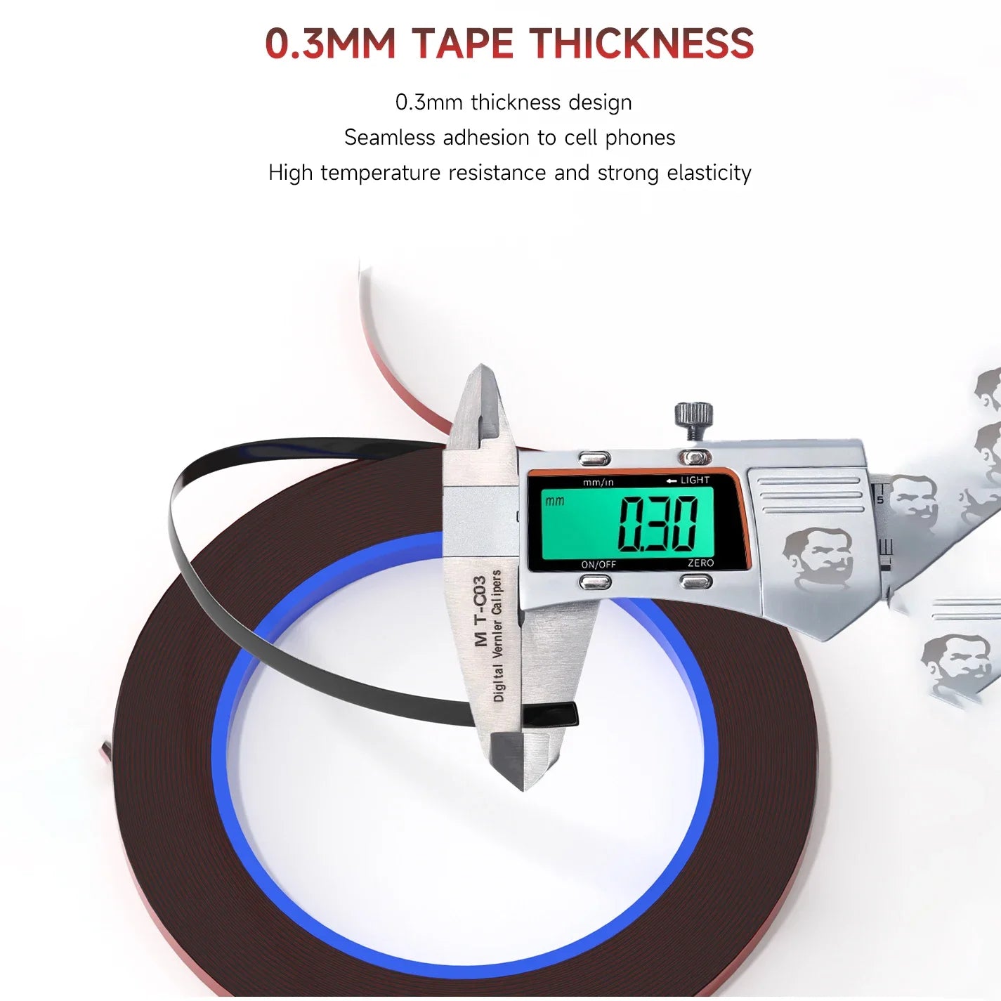 MECHANIC T3 3mm Edge Screen Frame Glue for Iphone Tablet Computer Electrical Appliance Repair Green Foam Double-sided Tape