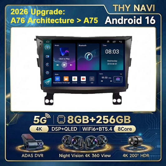 Car Stereo with Apple CarPlay & Android Auto, Compatible with SsangYong Tivoli