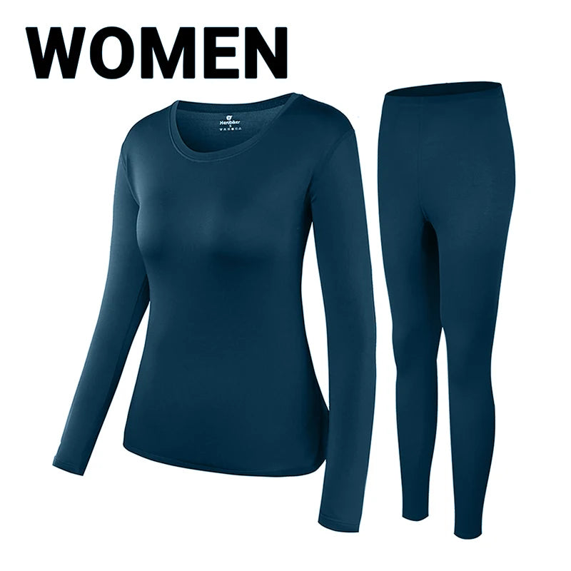Men's Thermal Underwear Set - Long Johns Top and Bottom Base Layer - photo 10
