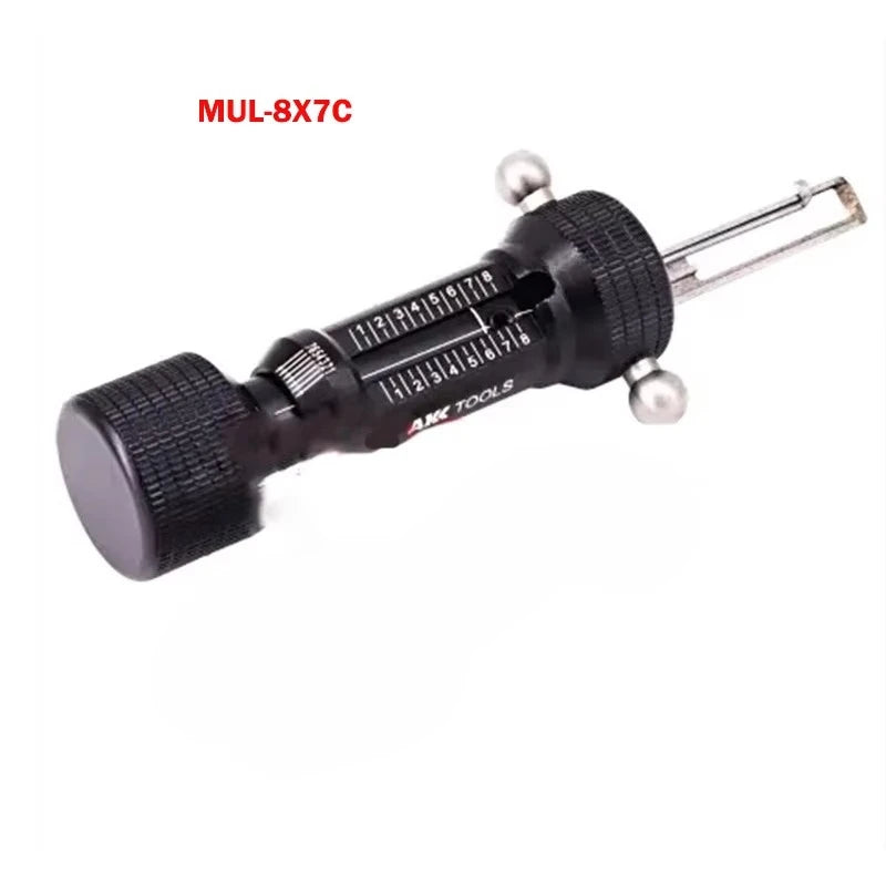 AKK Tool MUL-7X7 MUL-8X7 MUL-5Pins MUL-8X7 C Invincible Lock Open 2 in 1 Locksmith Tool