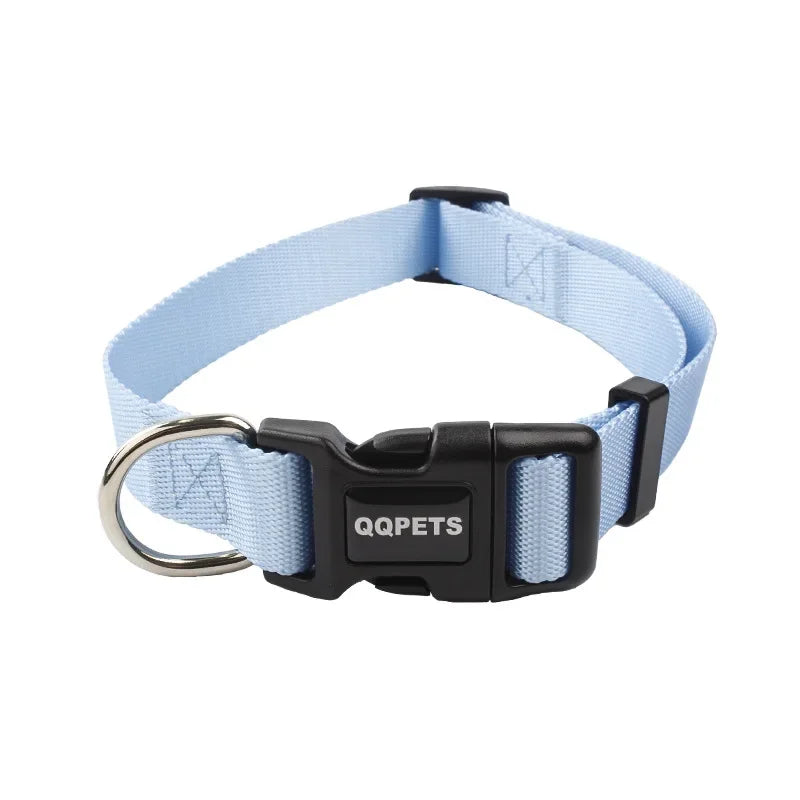 Adjustable Nylon Dog Collar & Leash Set - Quick Release Buckle - photo 8