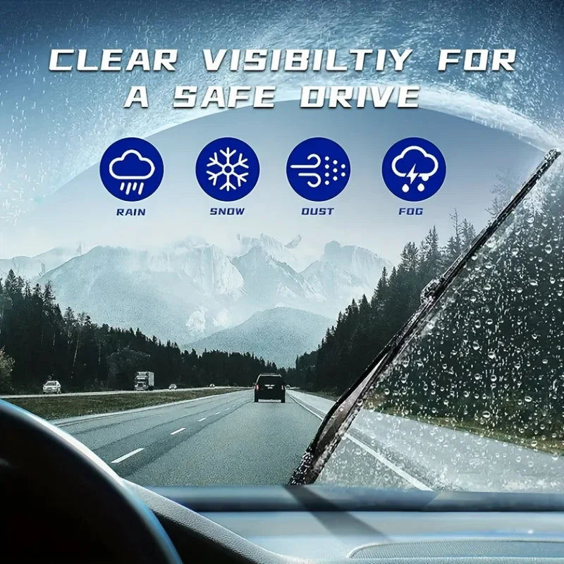 Kcimo Premium High Quality For TOYOTA Yaris MK3 Hatchback 2011-2019 Car U-type Rubber Boneless Wiper - HD Quiet Durable 24"+14"