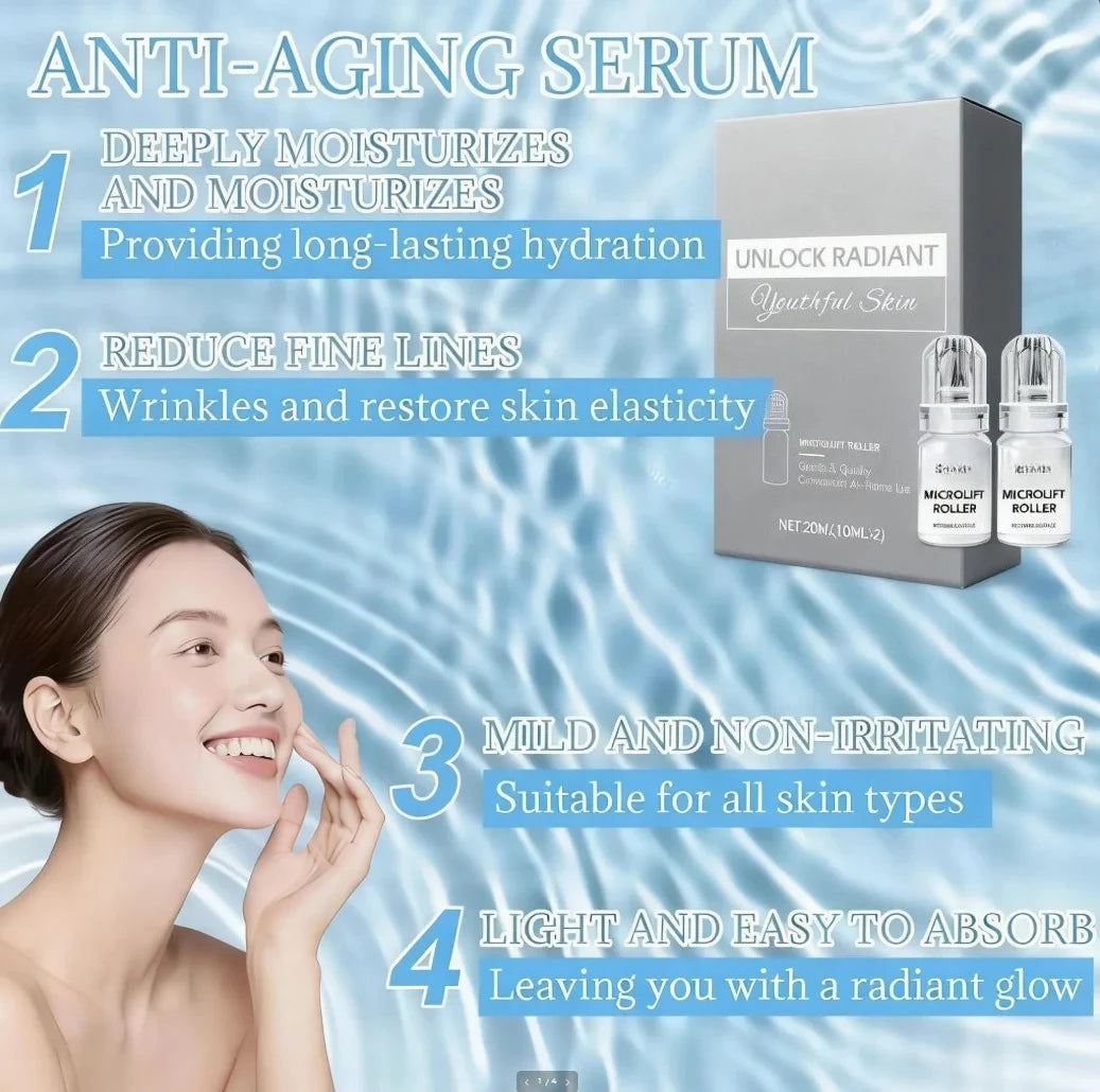 Micro Infusion Serum Kit 0.25mm Needle At Home Facial Beauty Tool Radiant Smooth Revitalizing Skin Care