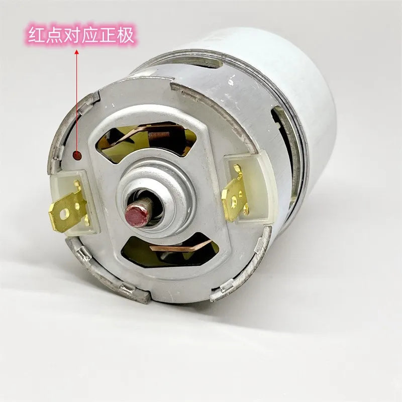 RS-887 Motor DC 12V 18V 19700RPM High Speed High Power Double Ball Bearing 48mm Motor Carbon Brush Electric Drill Garden Tool