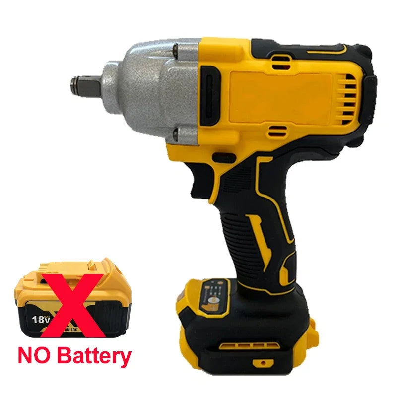 Brushless Cordless Impact Wrench — 1/2" 812Nm Auto Repair Tool