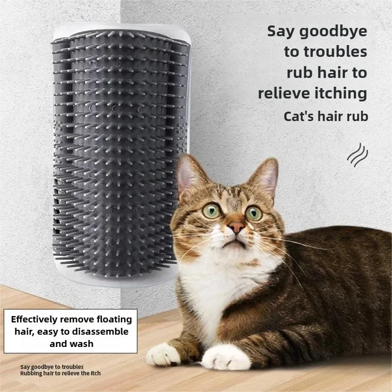 Corner Cat Self-Grooming Brush & Scratching Board – photo 3