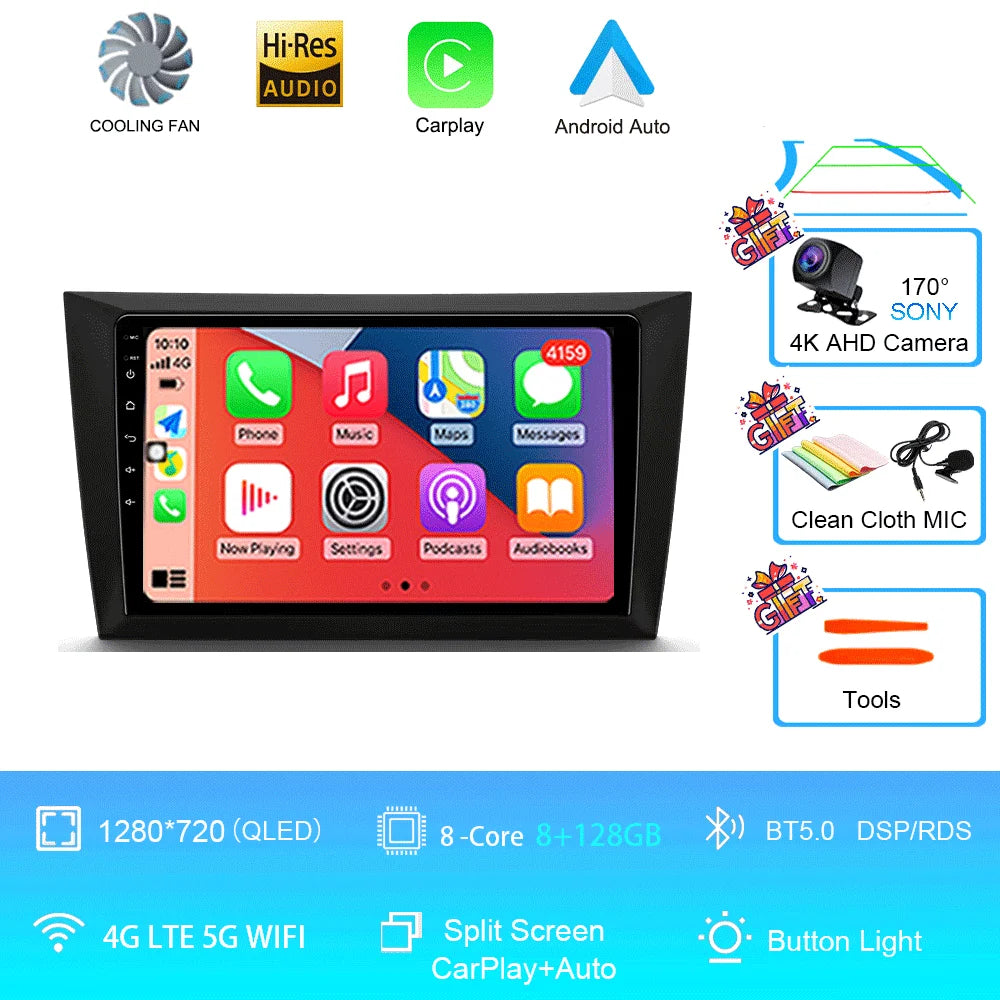Car Stereo with Apple CarPlay & Android Auto, Compatible with VW Golf 6 MK6 & GTI