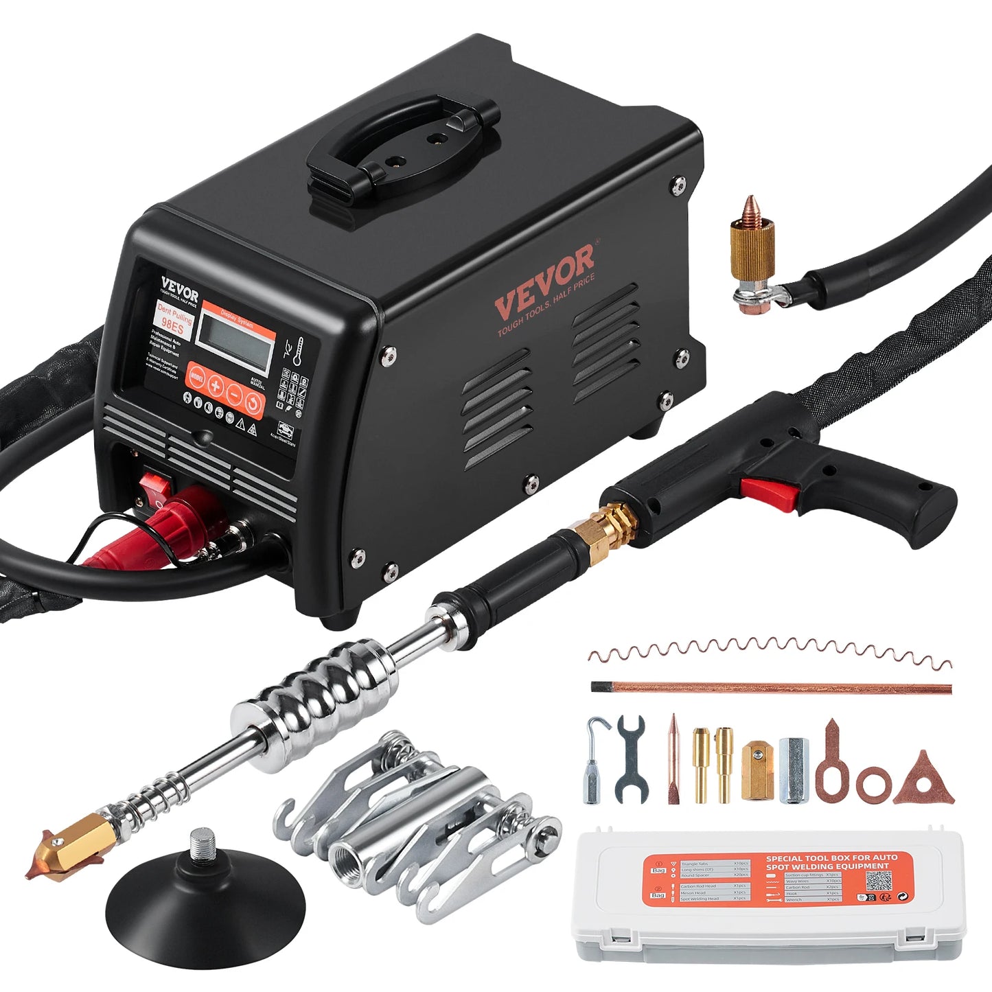 SucceBuy Stud Welder Dent Repair Kit 3KW Spot Welder Dent Puller Auto Body Spot Welding Dent Puller Machine for Car Dent Repair