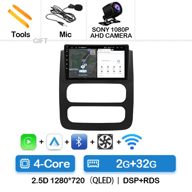 Android Car Radio & GPS Navigation Head Unit — Dodge RAM 1500/2500/3500 (2002-2005)
