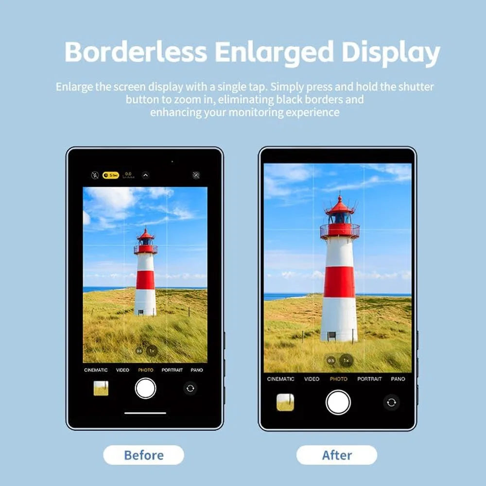 Wireless Magnetic Selfie Screen for iPhone & Android Phones