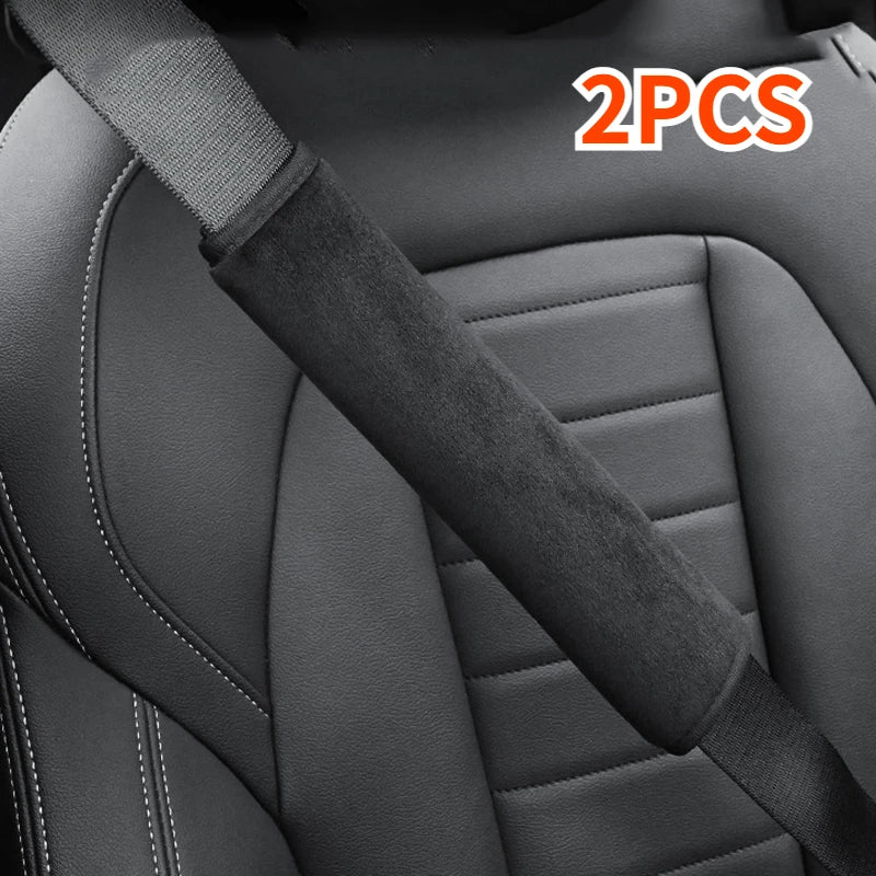 2PCS Adjustable Car Seat Belt Shoulder Protector Cover