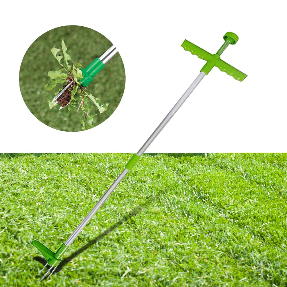 Long Handle Weed Remover Garden Lawn Weeder  Outdoor Yard Grass Root Puller Tools Garden Planting Elements