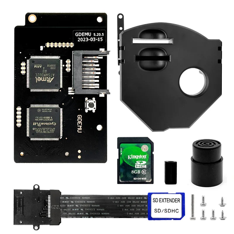 New GDEMU V5.20.5 Optical Drive Emulation Board and Remote Card Mount Kit for DC Console For SEGA Dreamcast GDU DC VA1 Board