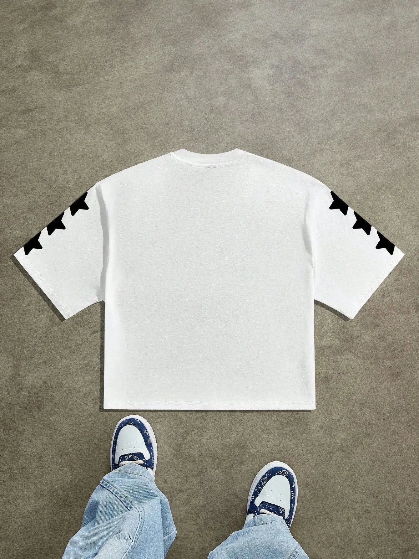 Men's 3D Letter Print T-Shirt — Lightweight Street Casual Tee