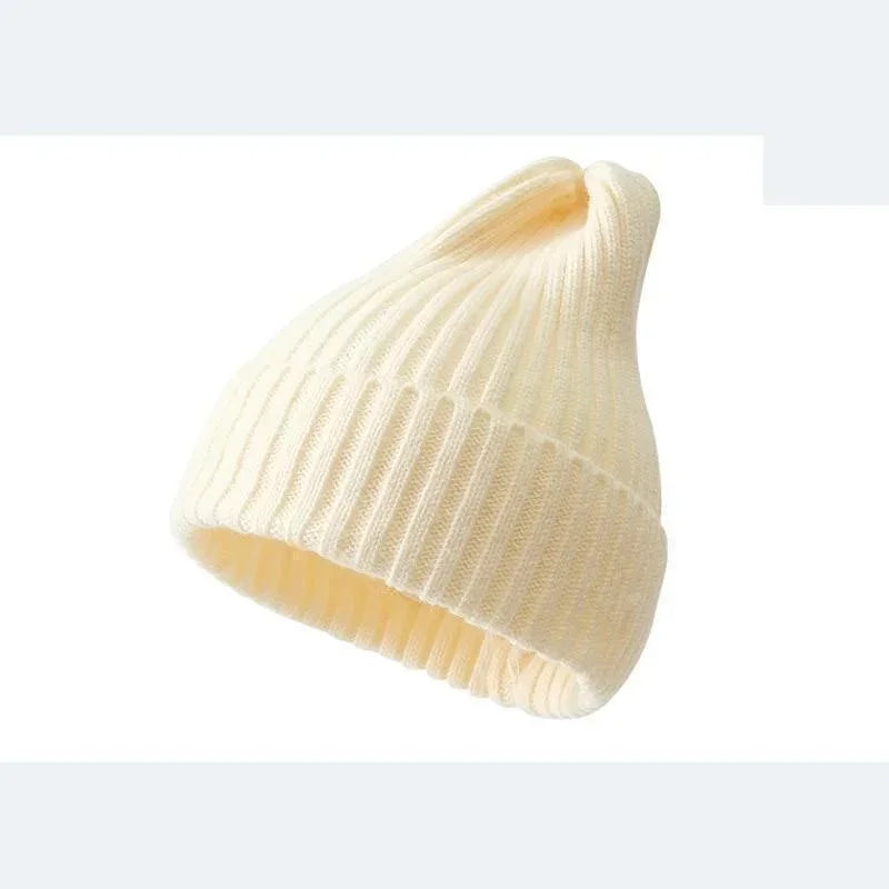 Unisex Crochet Knit Beanie - Solid Color Winter Hat for All Ages - photo 7