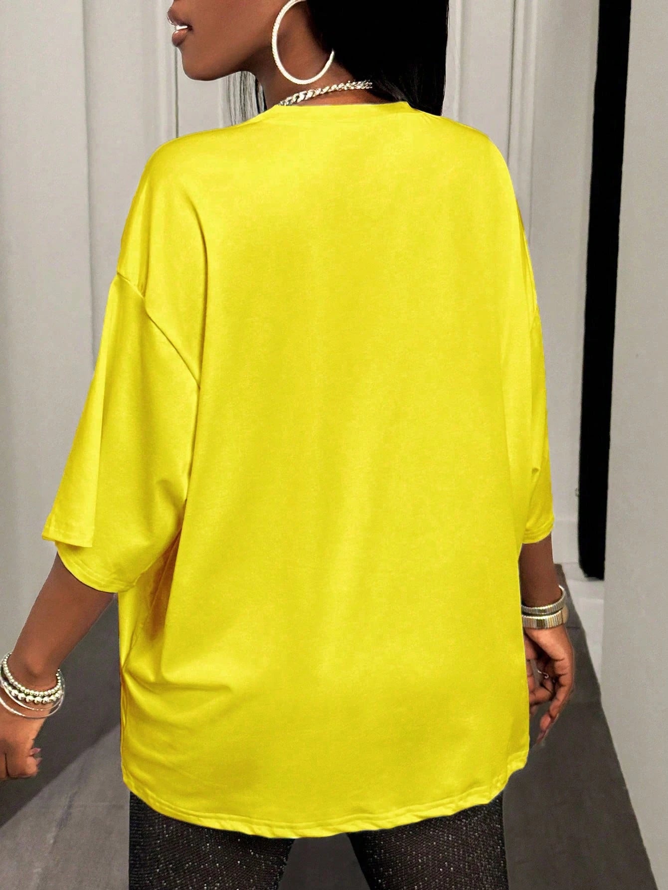Oversized Graphic T-Shirt for Women — Loose Y2K Street Tee