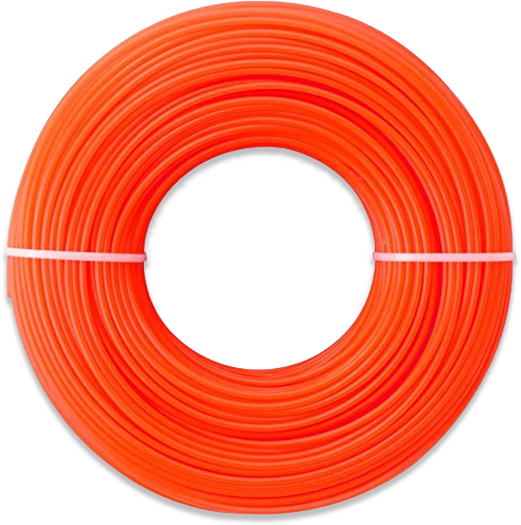 15m*2.0/2.4/2.7/3mm Mowing Nylon Grass Trimmer Rope Brush Cutter Strimmer Line Mowing Wire Lawn Mower Accessory（circle shape）