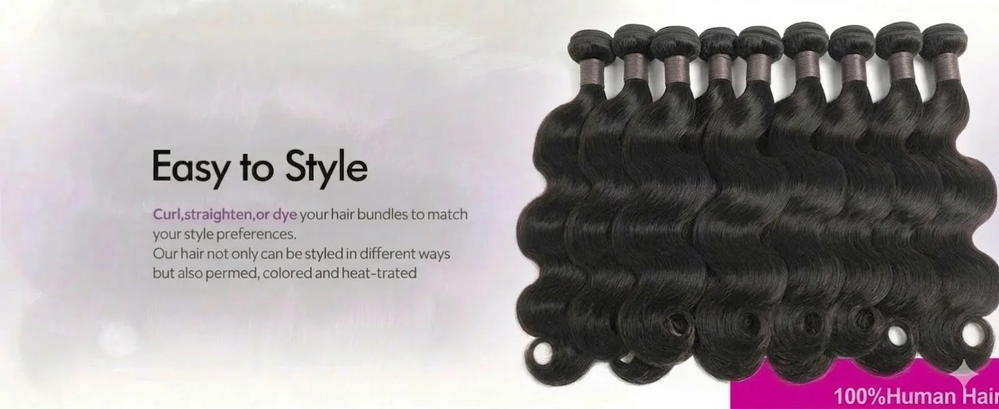 14A Body Wave Bundles Human Hair Brazilian Hair Weave Bundles Natural Black Human Hair Extensions 3 4 PCS Bundles For Women