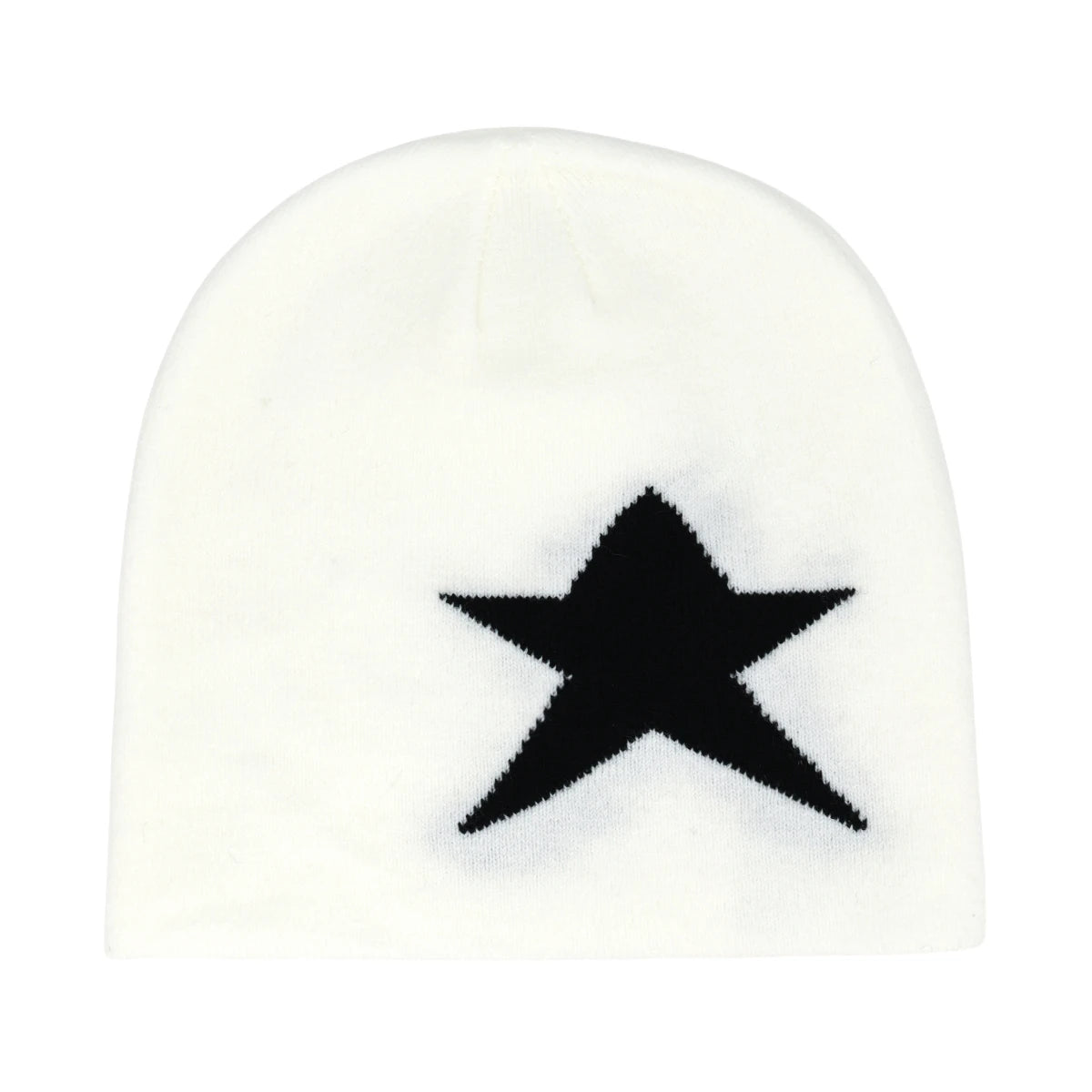 Y2K Letter Knit Beanie, Warm Ski Hat