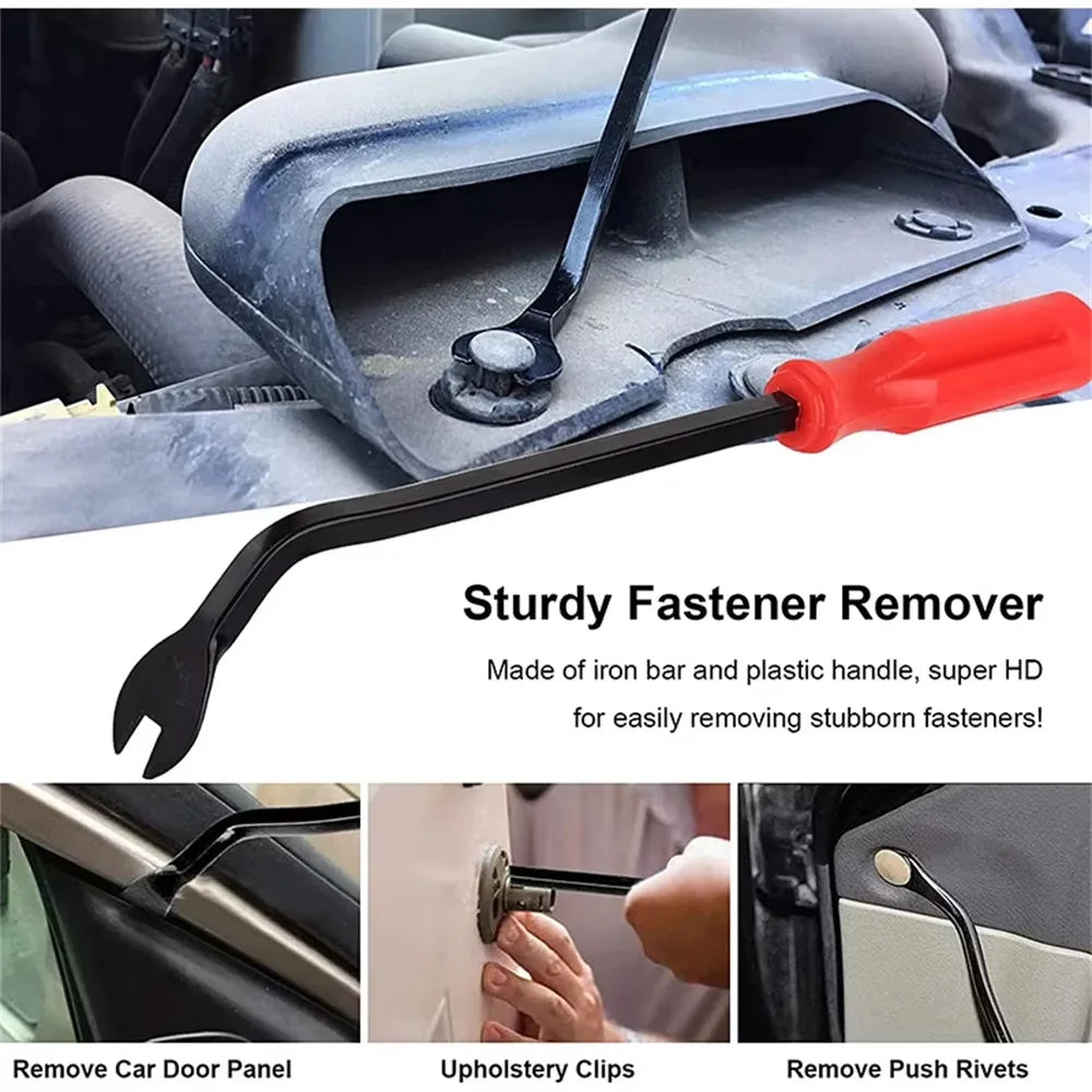Car Clip Removal Pliers Tools Auto Body Panel Door Fastener Push Pin Trim Removal Tool Kit Automotive Pry Tool Repair Set