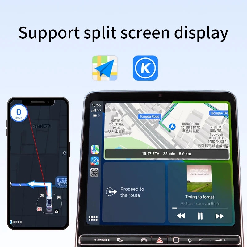 Wireless CarPlay & Android Auto Adapter (Universal Multi-Brand)