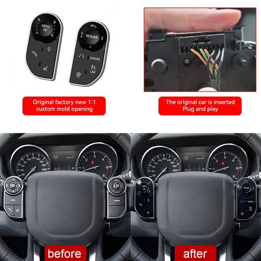 Aftermarket Steering Wheel Control Buttons, Compatible with Range Rover & Land Rover Discovery 5