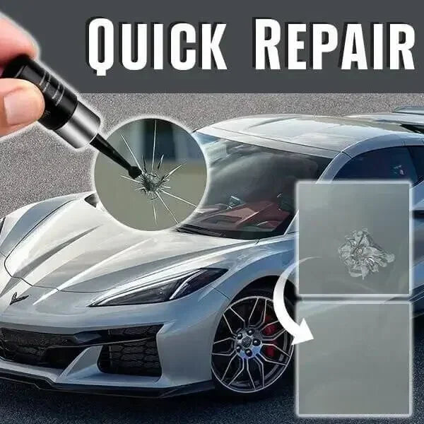 T698-Windshield Repair Kit  Glass Automotive Glass DIY Windscreen Tool  Fixing Chips Cracks Star-Shaped Crack Nano Fluid Filler