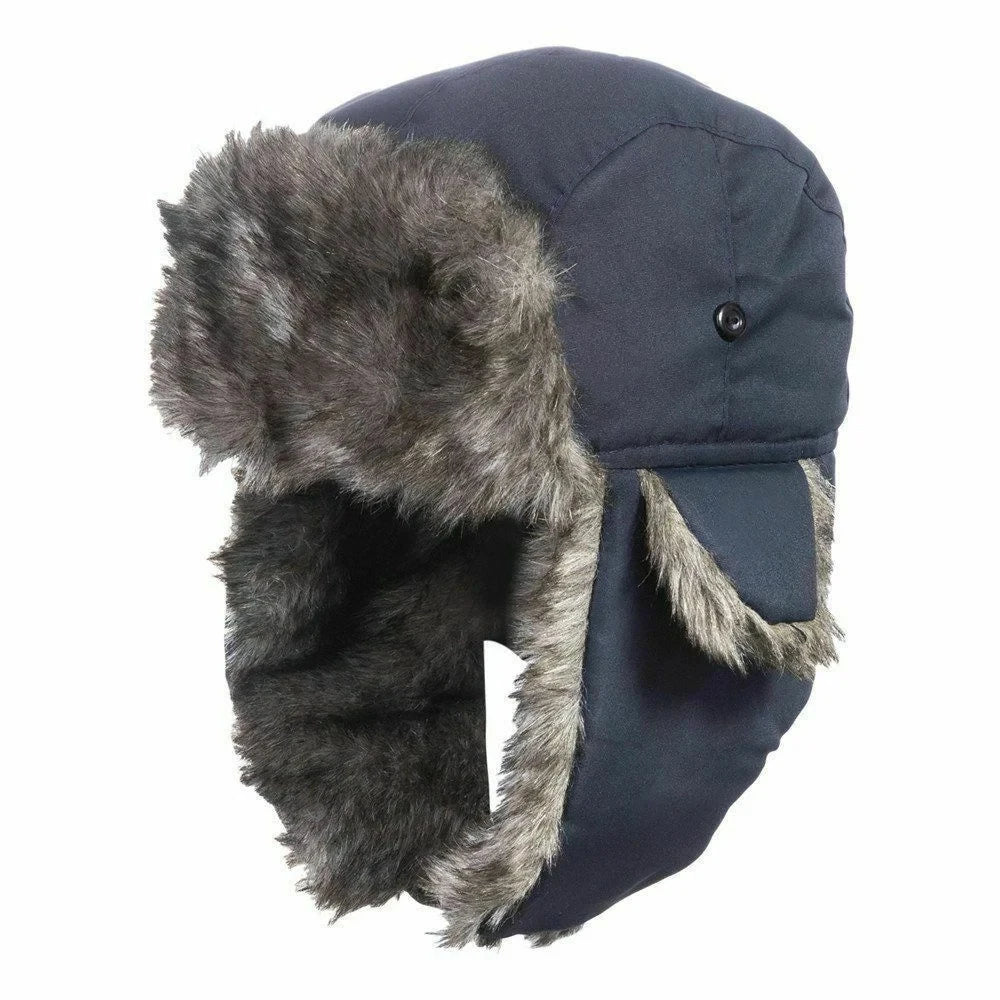 Faux Fur Trapper Hat with Ear Flaps, Ushanka