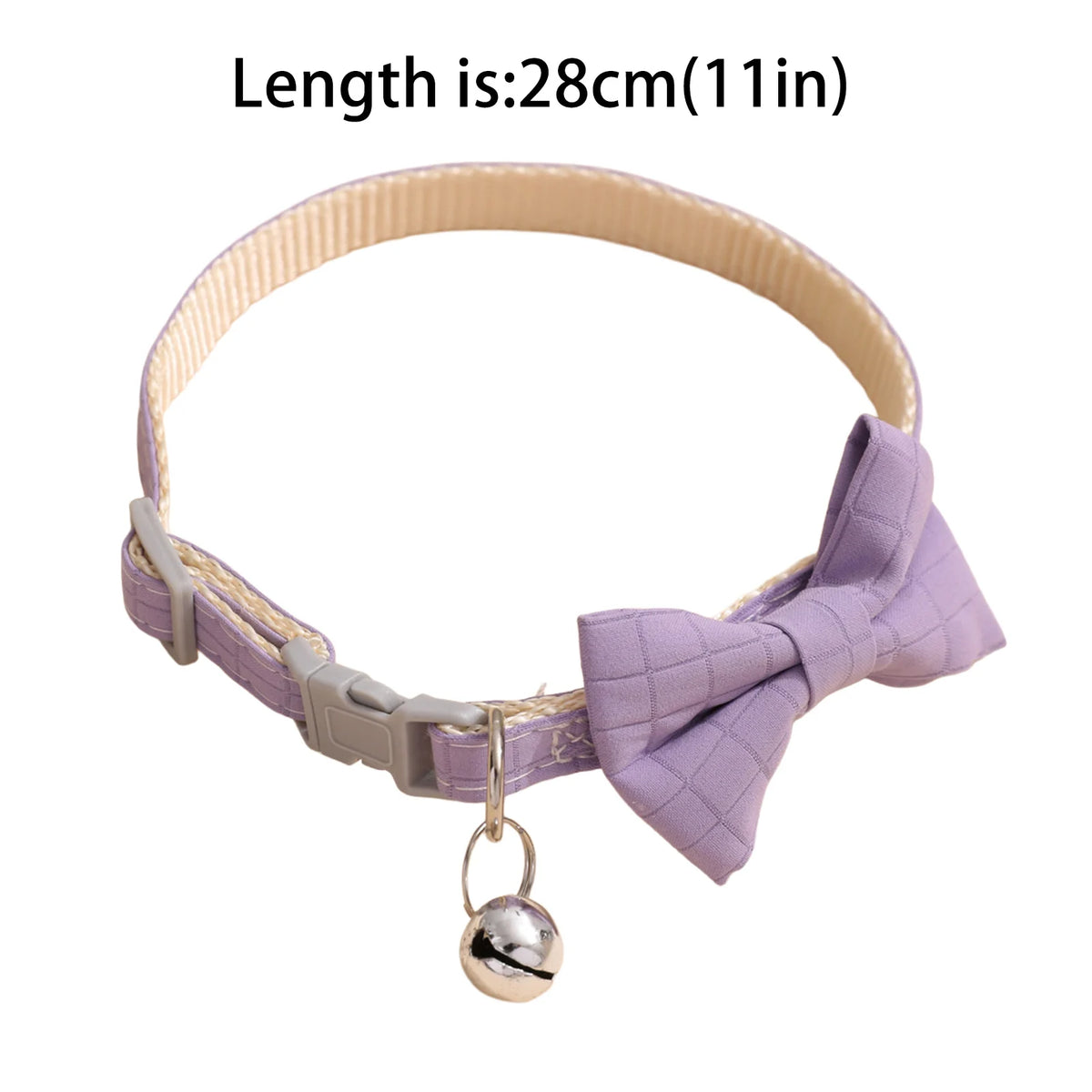 Pet Collar Adjustable 22-28cm Cat Collars Cute Bowknot Necklace Soft Bell Puppy Lead Pet Product Cat Dog Accessories
