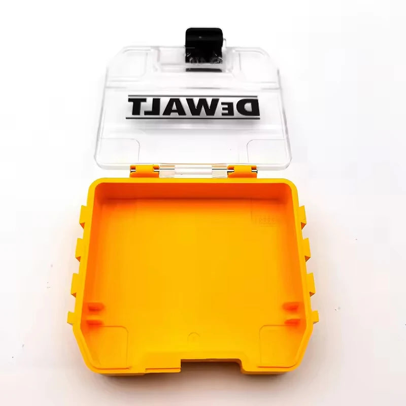 DEWALT Yellow Black Mini Storage Box Authentic Original Drill Bit Box High Hardness Stackable Plastic Hard Shell Case Hand Tools