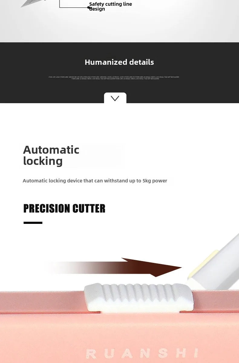 Vinyl Utility Knife Anti Shaking Car Stickers Decals Blade Cutter Knife PPF Film Window Tint Craft Cutting Line Paper DIY Tool