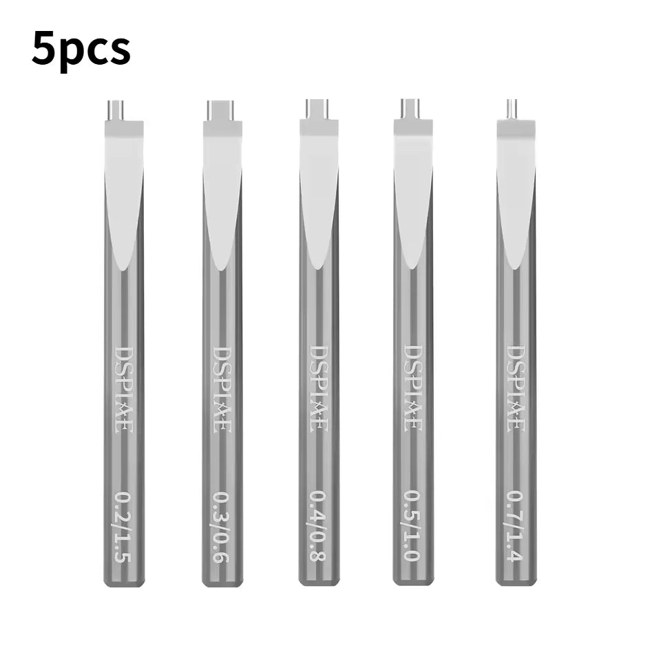 DSPIAE Straight Edge Broach Step Scraper Kit Precise Scribing Tool for Gunpla Model Building Hobby DIY Modeling Craft Accessory