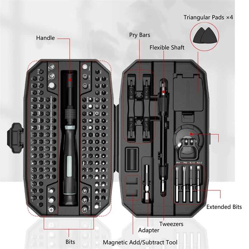 152 in 1 magnetic mini precision screwdriver Set Laptop Tool Kit Professional Computer Screwdriver Repair Screwdriver