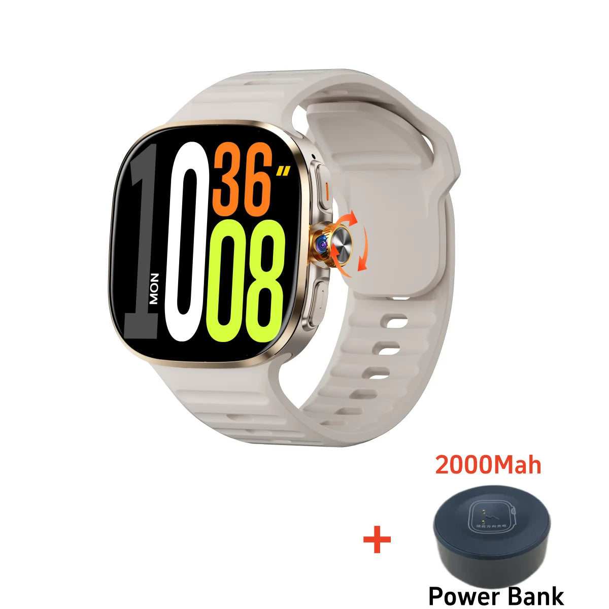 Cellular M99 Smartwatch 2.4 inch Amoled Screen insert 4G/5G Sim Card GPS WIFI 190° Rotating Camera Game Android 10.0 Smart Watch