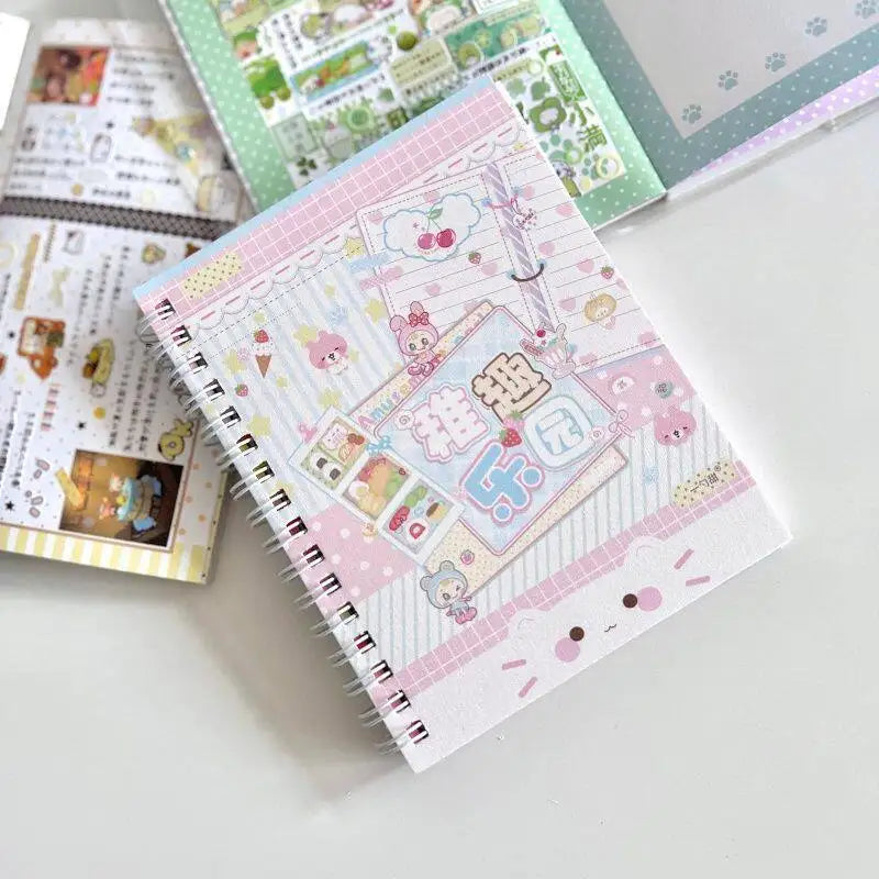 Kawaii 32 Sheets Kpop Stickers Book Decorative Journal Material Kids Gift School Stationery